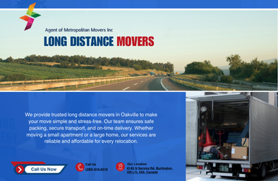 long distance movers near me in Oakville