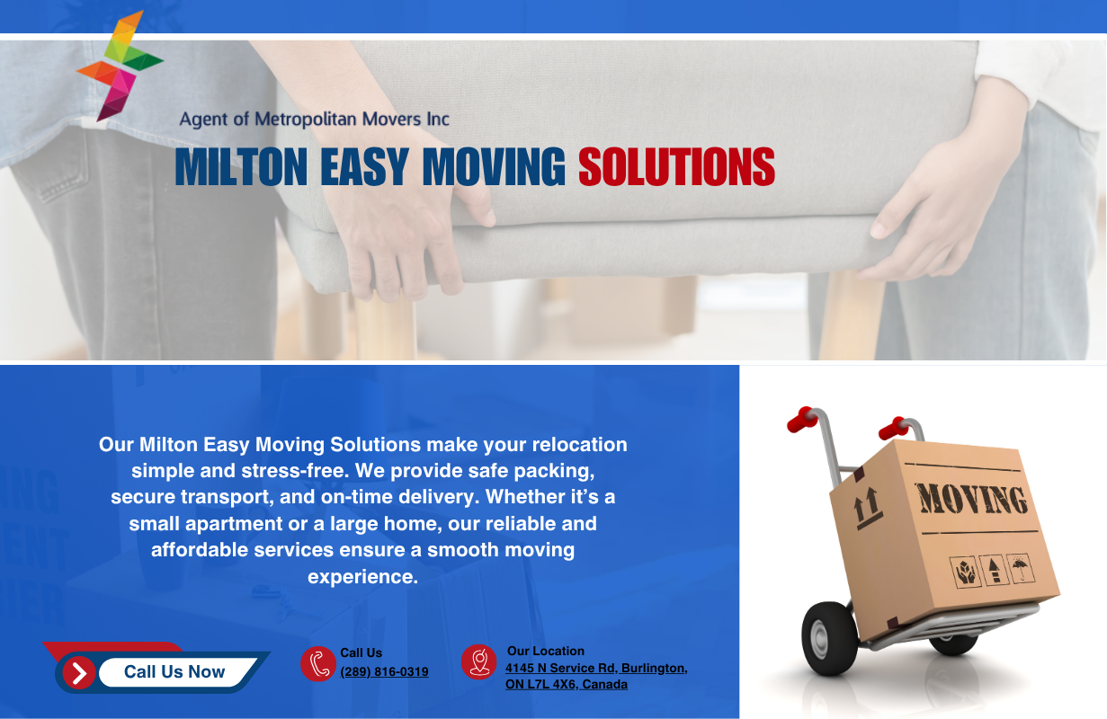 Easy Moving Solutions in Milton