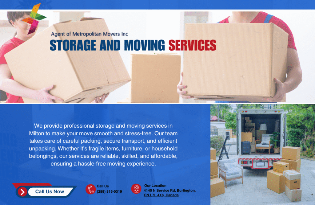 Storage and Moving Services in Milton