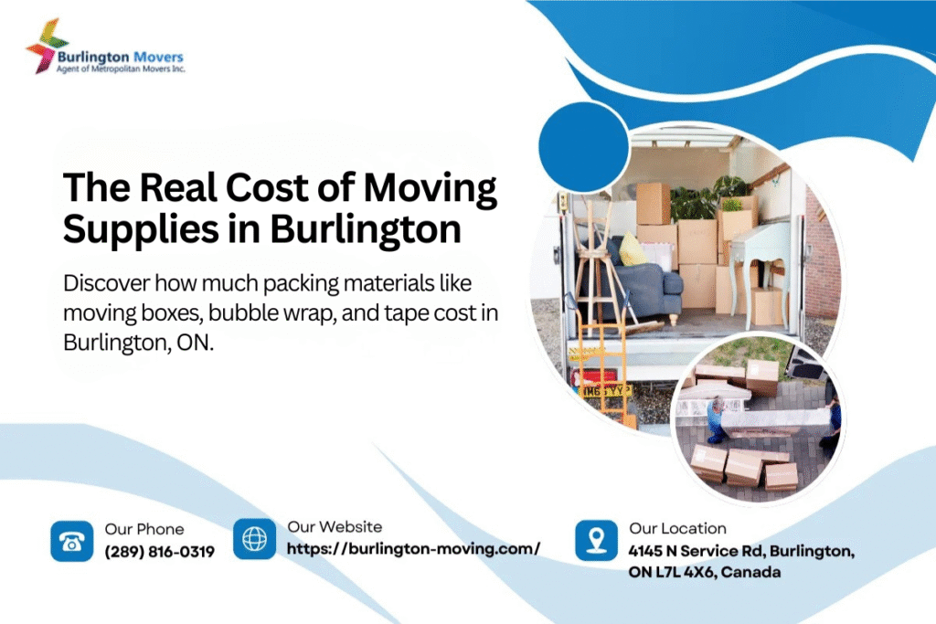 moving supplies in Burlington