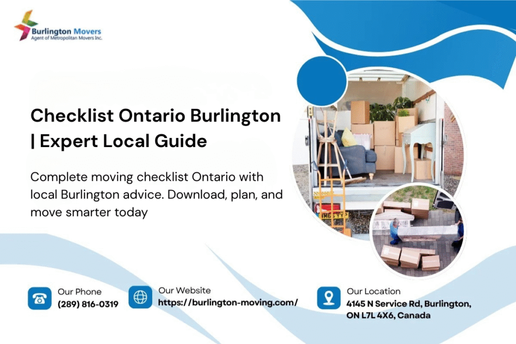 moving checklist ontario