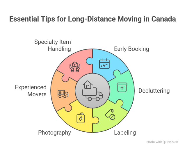 moving long distance canada