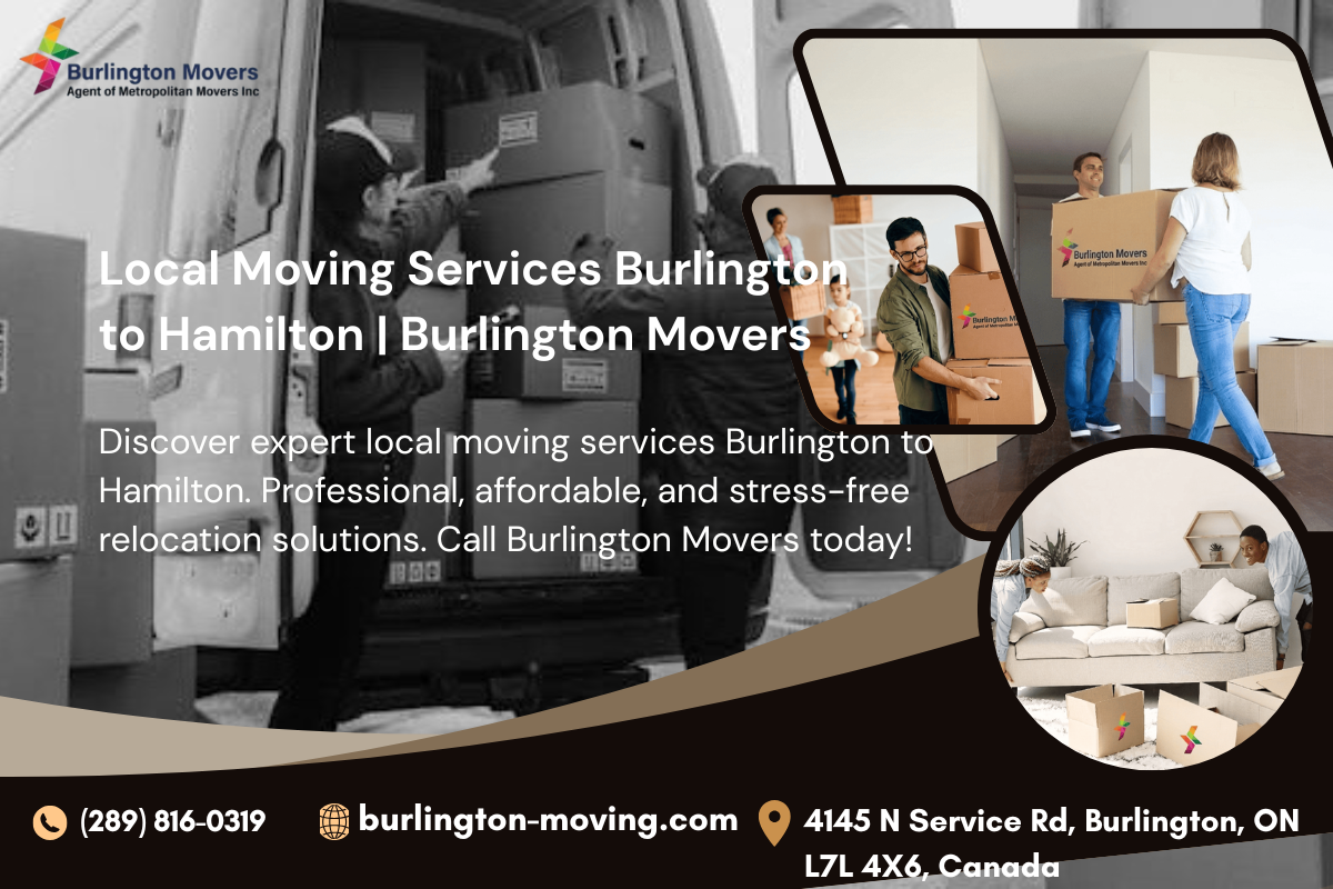 local moving services Burlington to Hamilton
