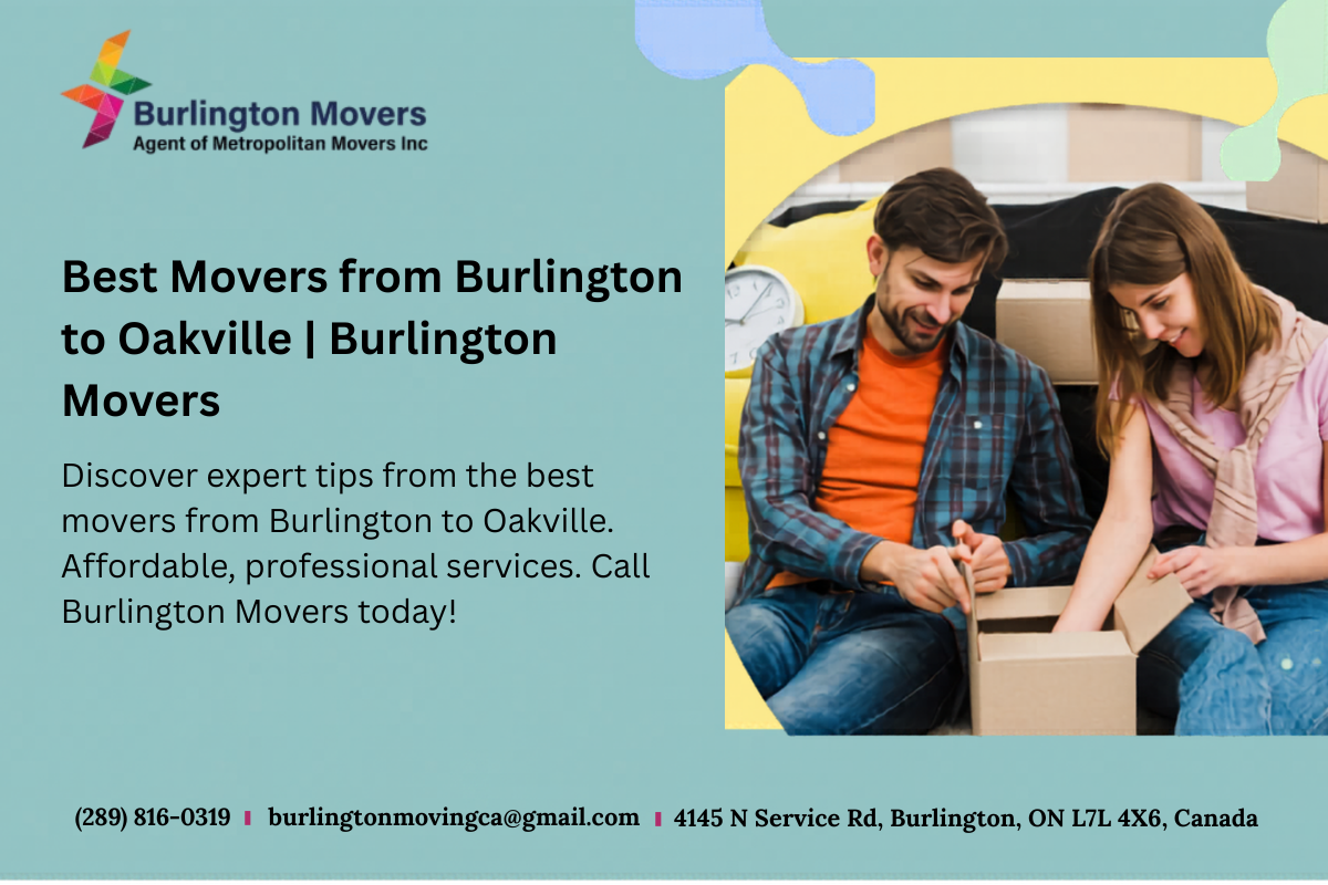 best movers from Burlington to Oakville