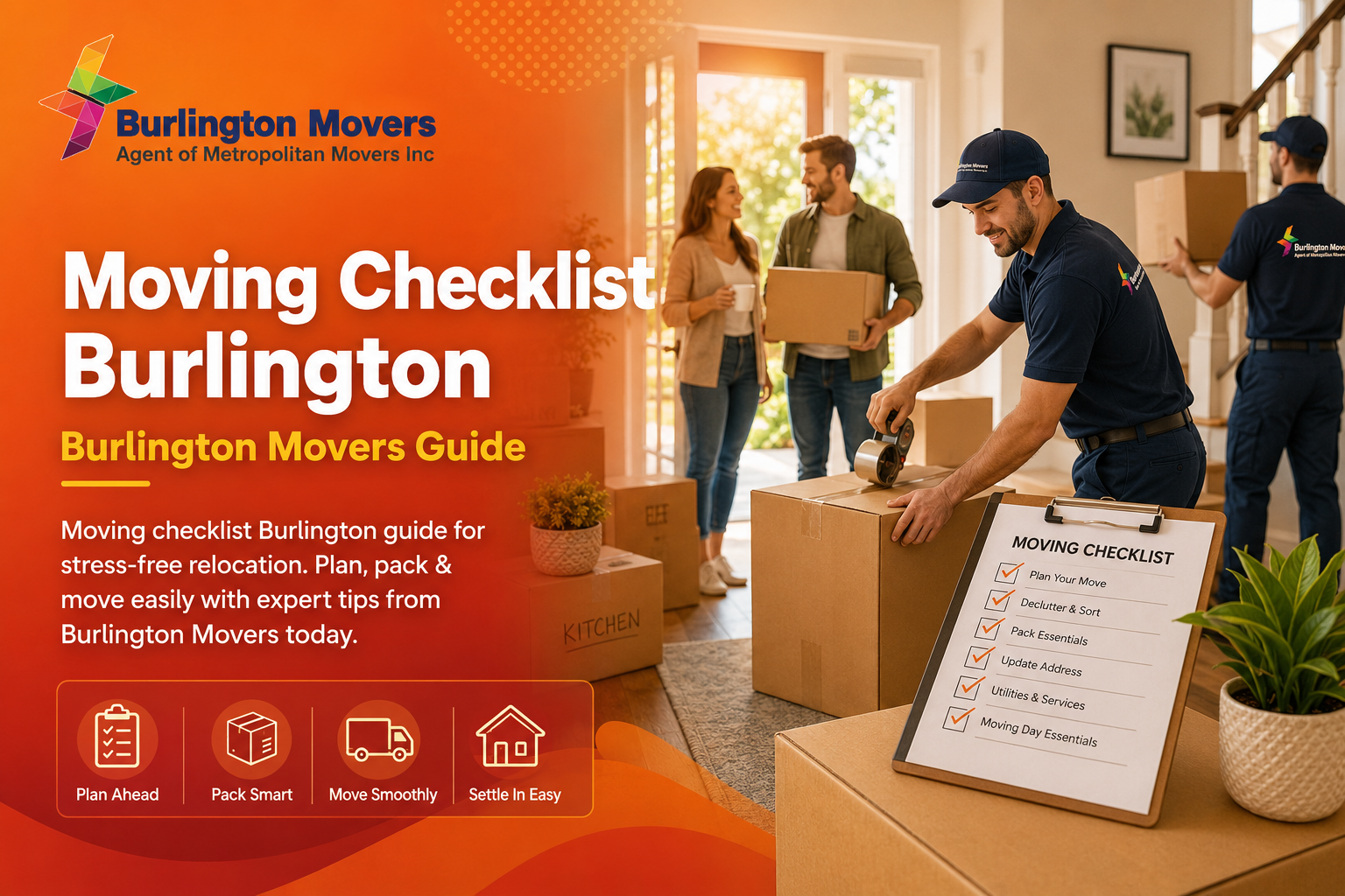 Moving checklist Burlington