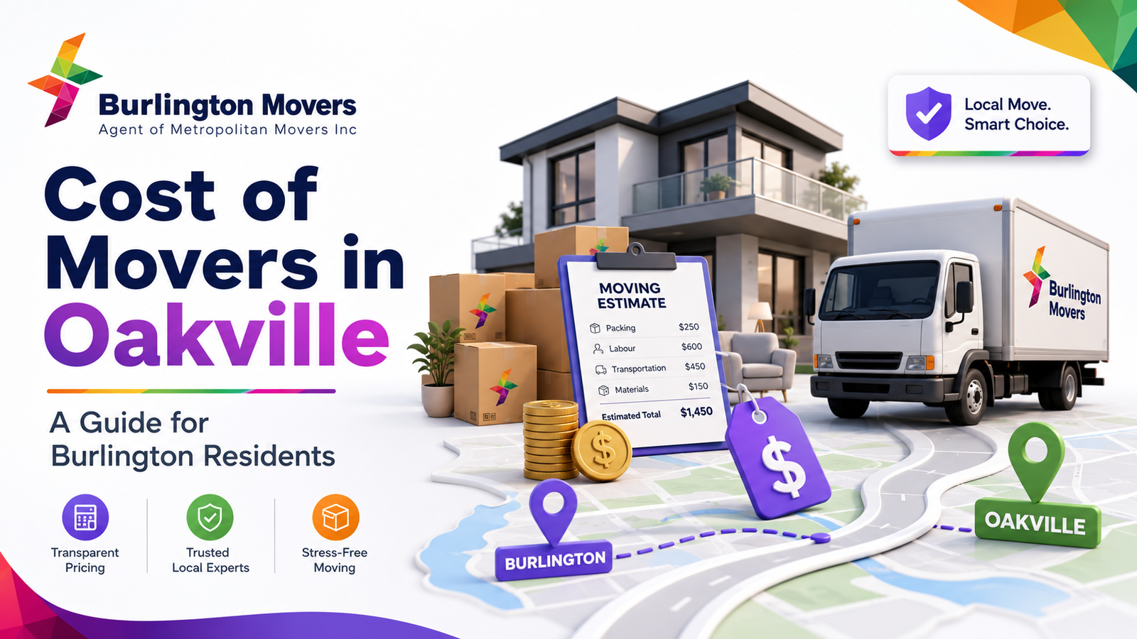 cost of movers in Oakville